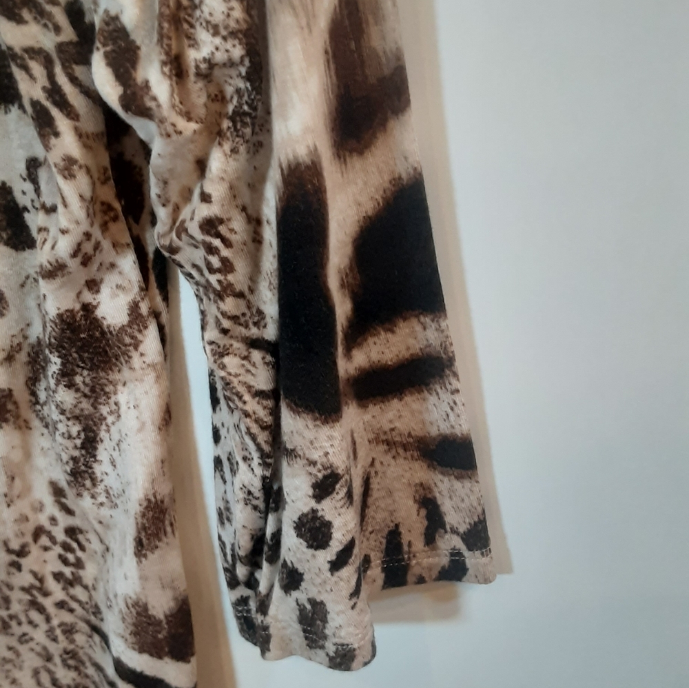 Dana Buchman lepard top - Picture 4 of 7